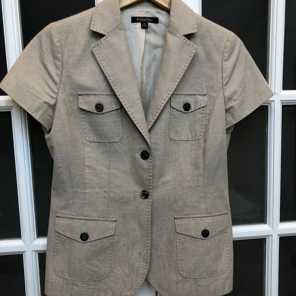 Brooks Brothers Safari-like Short Sleeve Blazer